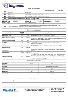 +90.312.687 17 69 FAX - Koyuncu Tuz İşletmeleri