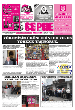 14.10.2014 Tarihli Cephe Gazetesi
