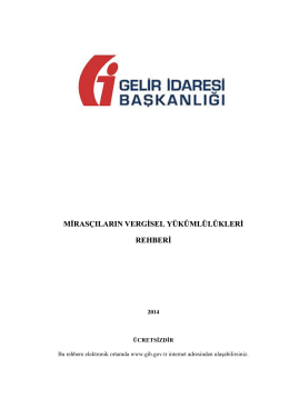 Mirasçıların Vergisel Yükümlülükleri Rehberi