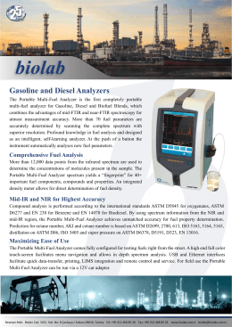 Gasoline and Diesel Analyzers