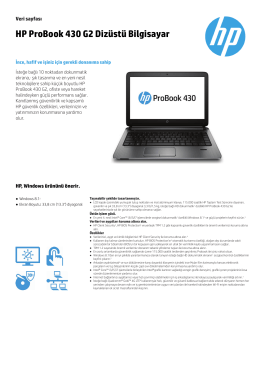 HP ProBook 430 G2 Dizüstü Bilgisayar