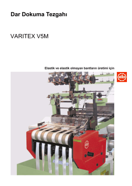 Dar Dokuma Tezgahı VARITEX V5M