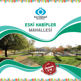 ESKİ HABİPLER MAHALLESİ - Sultangazi Belediyesi