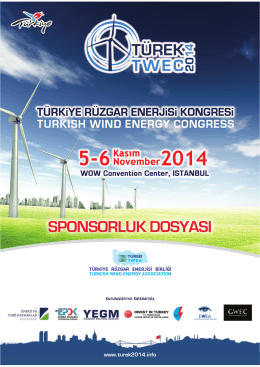 sponsorluk dosyası - Türkiye Rüzgar Enerjisi Kongresi