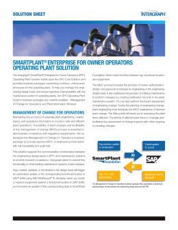 SmartPlant Enterprise for Owner Operators