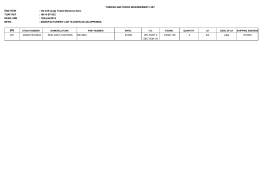 TURKISH AIR FORCE REQUIREMENT LIST END ITEM : CN-235