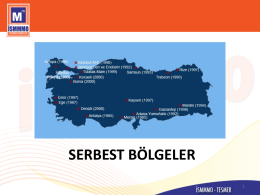 serbest bölgeler - İstanbul Serbest Muhasebeci Mali Müşavirler Odası