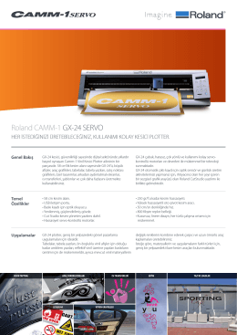 GX-24 Broşür - OTS Dijital Baskı Çözümleri
