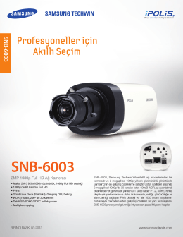 SNB-6003 DATASHEET