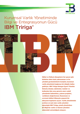 IBM Tririga® - BT Bilgi Teknolojileri