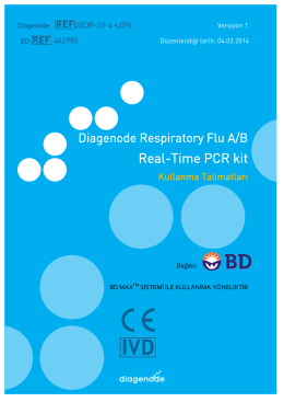 Real-Time PCR kit - Diagenode Diagnostics