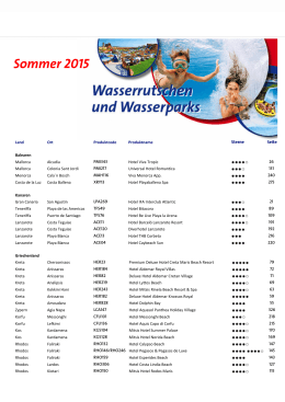 Wasserrutschen Sommer 2015