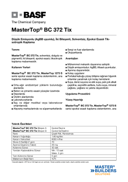 MasterTop® BC 372 Tix