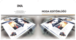 MODA EDİTÖRLÜĞÜ - İstanbul Moda Akademisi