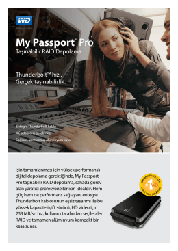 My Passport® Pro Premium RAID Storage