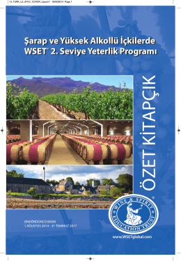 Turkish Level 2 Award in Wines and Spirits Specification