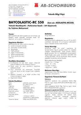 BAYCOLASTIC-RC 550 (Eski adı: ASOLASTIC - ab