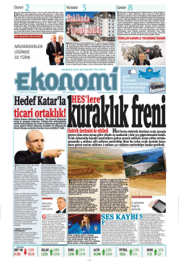 27 şubat 2014 - Ekonomi Gazetesi