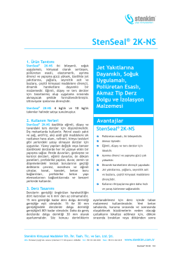StenSeal® 2K-NS - stenkim.com.tr