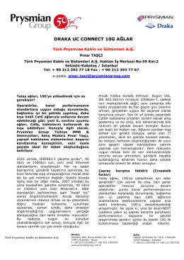 Draka UC Connect 10G Ağlar (pdf)