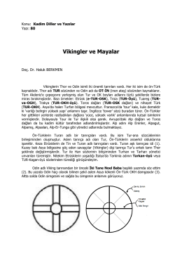 Vikingler ve Mayalar