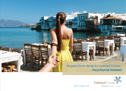 Celestyal Genel Bilgi - Celestyal Cruises Yunan Adaları Gemi Turları