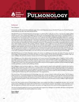 Pulmonology - JournalAgent