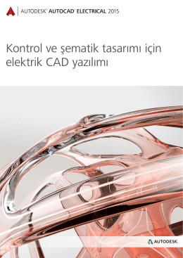 Kontrol ve şematik tasarımı için elektrik CAD yazılımı