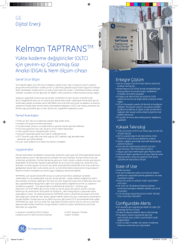 Kelman TAPTRANSTM - GE Digital Energy