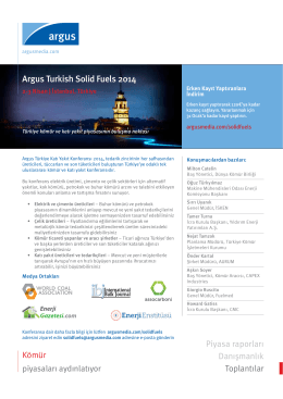 Argus Turkish Solid Fuels 2014