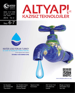 2014 Yıl: 2 Sayı: 6-7 - Kazısız Teknolojiler Türkiye Zirvesi
