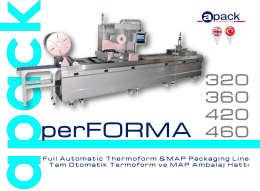 apack performa thermoform machıne