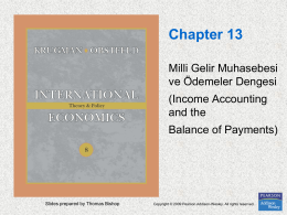 Chapter 13. National Income Accounting and the Balance of Payments