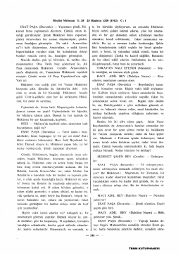 Meclisi Mebusan t: 28 25 Haziran 1328 (1912) C : 1 ESAT PAŞA