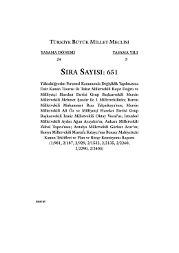 651 - Türkiye Büyük Millet Meclisi