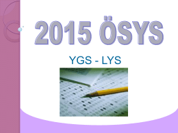 YGS-LYS - Delta Dershanesi