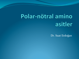 Tıp_Ders3_Polar ve nötral amino asitler