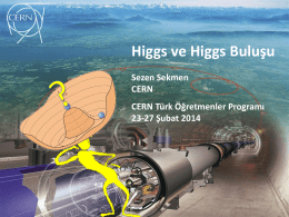 Higgs ve Higgs Buluşu - Indico