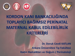 Doruk Cevdi KATLAN - Türkiye Maternal Fetal Tıp ve Perinatoloji