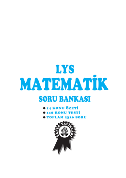 LYS MAT. S.B - Zafer Yayınları