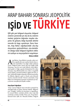 ışid ve türkiye - Sabancı Üniversitesi