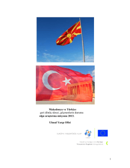 Makedonya ve Türkiye geri dönüş süreci, göçmenlerin