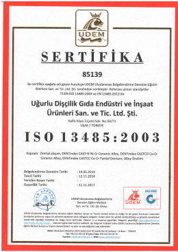 ISO 13485 - Dentindex