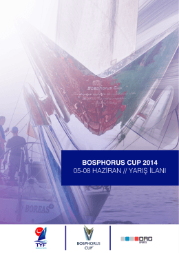 BOSPHORUS CUP 2014 05-08 HAZİRAN // YARIŞ İLANI