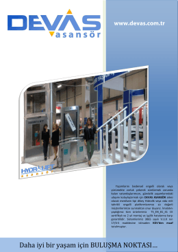 Katalog 2014 - engelli asansörü