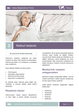 Nokturi tedavisi - EAU Patient Information
