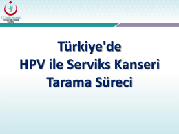 HPV - Türkiye Halk Sağlığı Kurumu