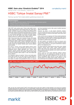 HSBC Turkey Manufacturing PMI report - Jul 2014
