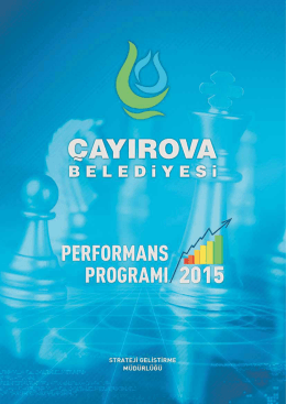 2015 Performans Programı (PDF)