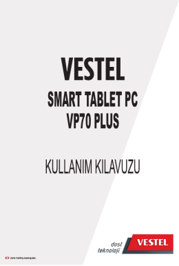 vestel smart tablet pc wıfı vp70 plus